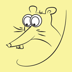 Mouse, rat. Vector drawing, eps