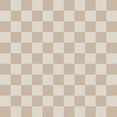 Checkered seamless beige pattern background use for background design, print, social networks, packaging, textile, web, cover, banner and etc.