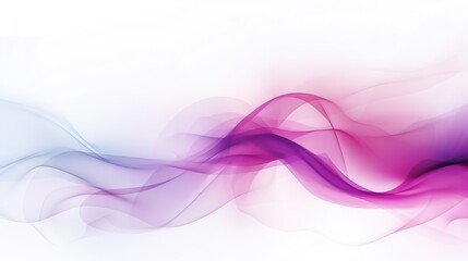  a white and purple abstract background with a wave of smoke.  generative ai
