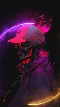 Dark skeleton wallpaper 