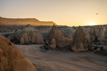 Cappadocia Nevsehir Sunrise with beautiful view of Landscape