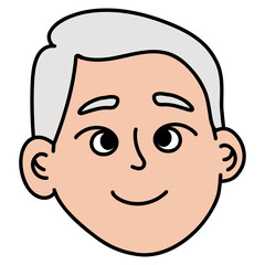 male avatar face