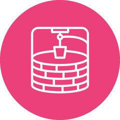 Desert Water Well Icon