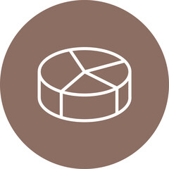 3D Pie Chart Icon