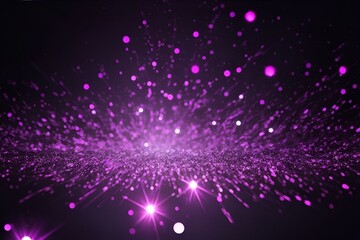 Fototapeta na wymiar Purple giltter abstract background, horizontal composition