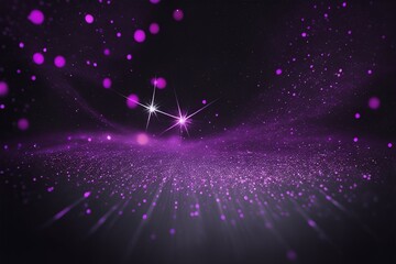 Purple giltter abstract background, horizontal composition