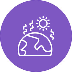 Greenhouse Effect Icon