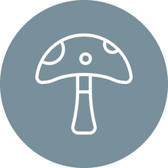 Spring Mushroom Icon