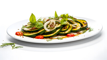 Grilled vegetables, zucchinis 