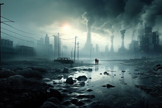 A polluted dystopic future