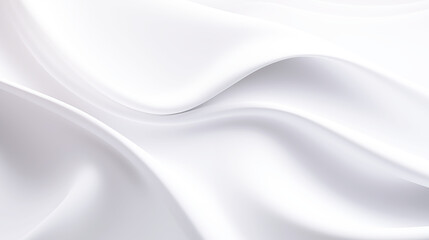 Obraz premium White abstract background with wrinkled cloth pattern. 3D illuatration.