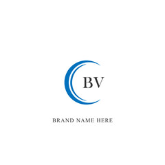 BV logo. B V design. White BV letter. BV, B V letter logo design. Initial letter BV linked circle uppercase monogram logo.2 latter 