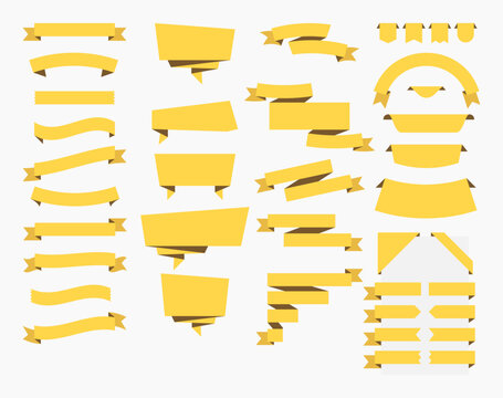 Yellow Ribbon Vector Images (over 83,000)