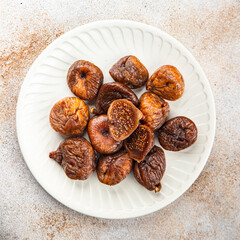 fig dried fruit figs smoked cooking appetizer meal food snack on the table copy space food background rustic top view  