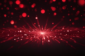 Red glitter abstract background, horizontal composition