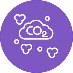 Carbon dioxide Icon