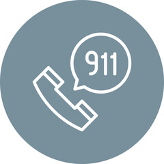 Call 911 Icon