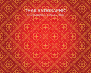 vector thai ethnic decorative elements vector background illustration