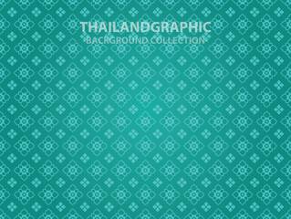 vector thai ethnic decorative elements vector background illustration