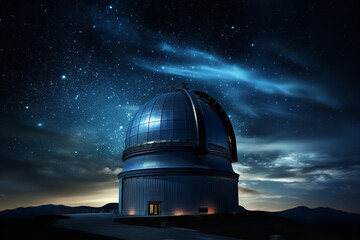 In solitude atop a hill, an observatory seeks answers, its mighty telescope peering deep into space, hoping to unravel the universe's oldest secrets.