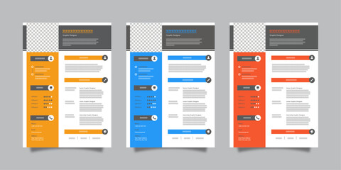modern resume design template