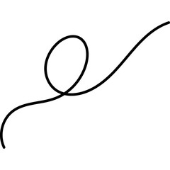 Curly Line Scribble