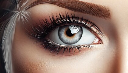 Obraz premium close up of a female eye