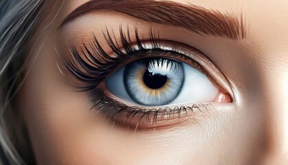 Obraz premium close up of a female eye