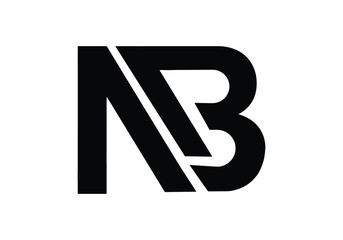 Initial monogram letter AB logo Design vector Template. AB Letter Logo Design. 
