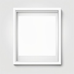 White Frame for Your Creative Touch