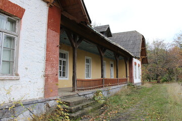 A porch of a house