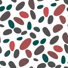 Seamless pattern with a simple abstract drawing