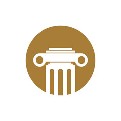 Column logo vector template element symbol design