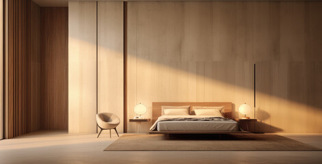 Minimalist empty room