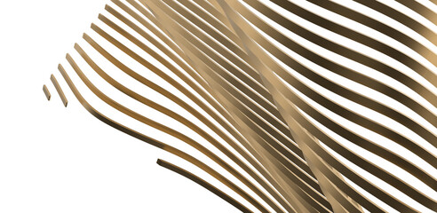 Opulent Drapery: Abstract 3D Gold Cloth Illustration for Exquisite Visuals © vege