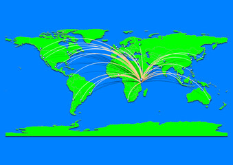 Malindi, Kenya map - Concept map for Malindi, Kenya on World map. Suitable for export concepts. File is suitable for digital editing and prints of all sizes.