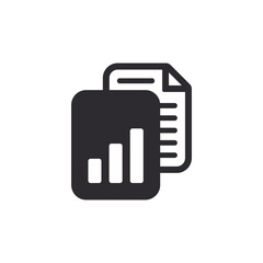 Document icon. Prepare document. Worksheet icon. File icon. Invoice sign. Report sign. Pay sign. Financial document. Survey. Financial report. Presentation icon. Statistics. Audit sign. Analysis 