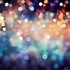 Obraz premium Abstract Colored Glowing Bokeh Background