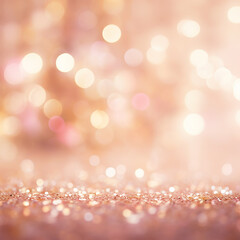 Holiday Bokeh Lights in Warm Tones