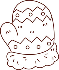 Christmas lines, coloring book elements, cute, super cute cartoons