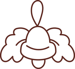 Christmas lines, coloring book elements, cute, super cute cartoons