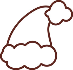 Christmas lines, coloring book elements, cute, super cute cartoons