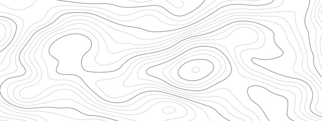 Topographic line contour map background. Abstract wavy topographic map and curved lines background. Abstract geographic wave grid line map.