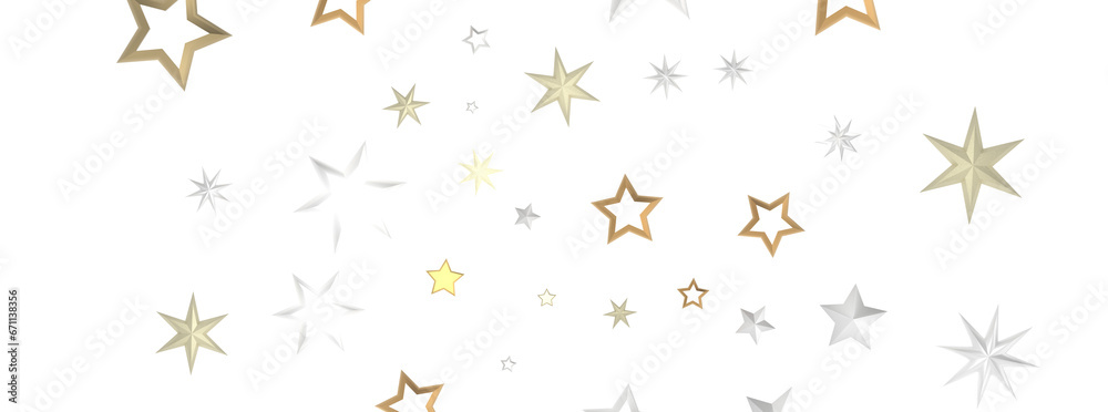 Wall mural xmas stars - glossy 3d christmas star icon. design element for holidays. -