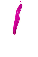 bright magenta juicy colorful splash isolated on white