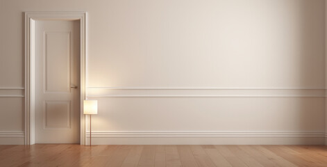 Fototapeta premium Minimalist room composition