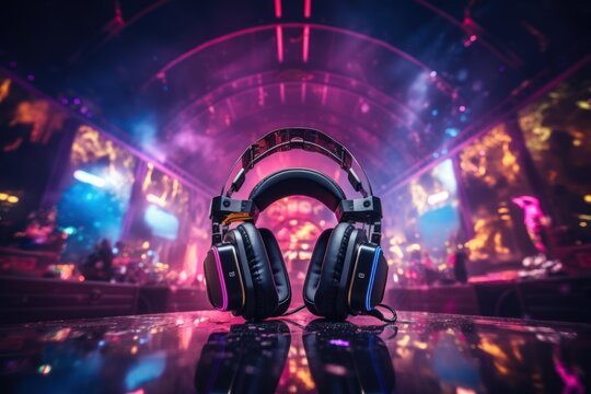 Gamers are playing online in front of the computer with Racing Game Controller.