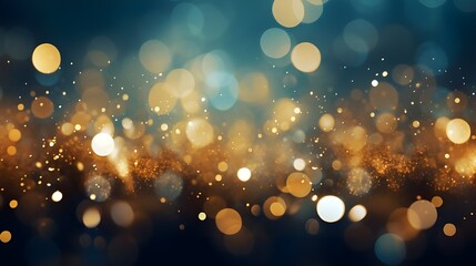 Festive Bokeh Bliss: Captivating Defocused Lights, Stars, and Abstract Background, Creating a Stellar Atmosphere , High Quality Wallpaper