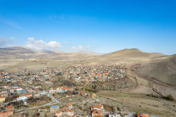 Fototapeta premium Cappadocia beautiful landscape in Turkey, Photo taken by Drone