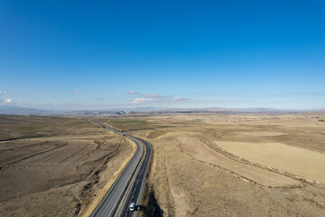 Cappadocia beautiful landscape in Turkey, Photo taken by Drone